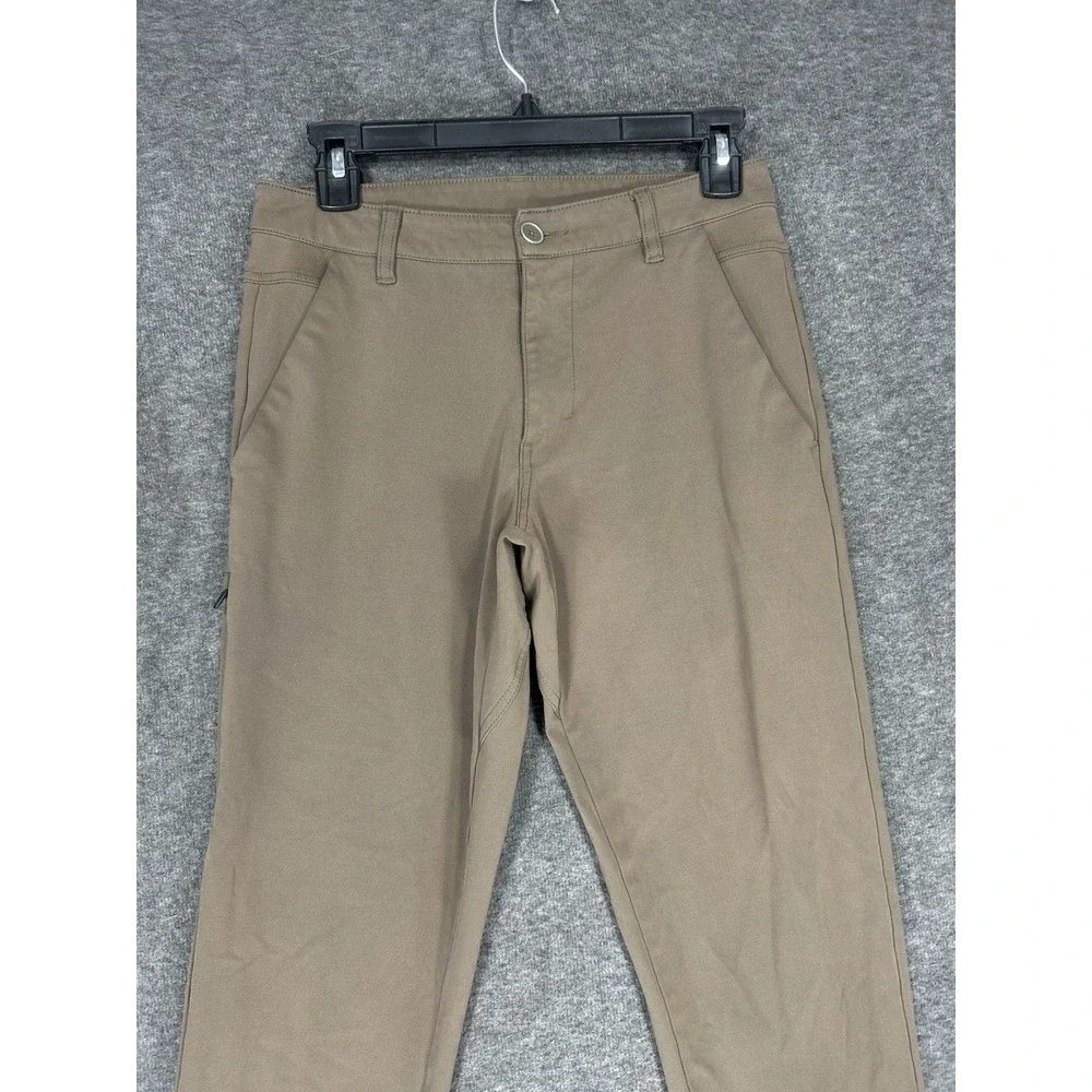 BYLT Everyday 2.0 Pants Mens 30 Brown Performance Stretch Slim‎ Fit Chino 30x29